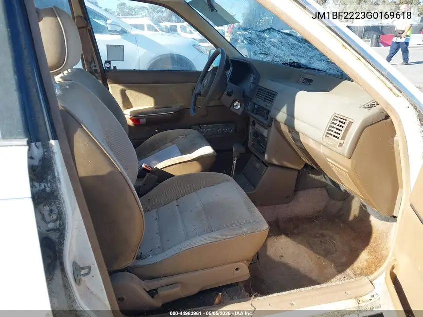 1986 Mazda 323 VIN: JM1BF2223G0169618 Lot: 44983961