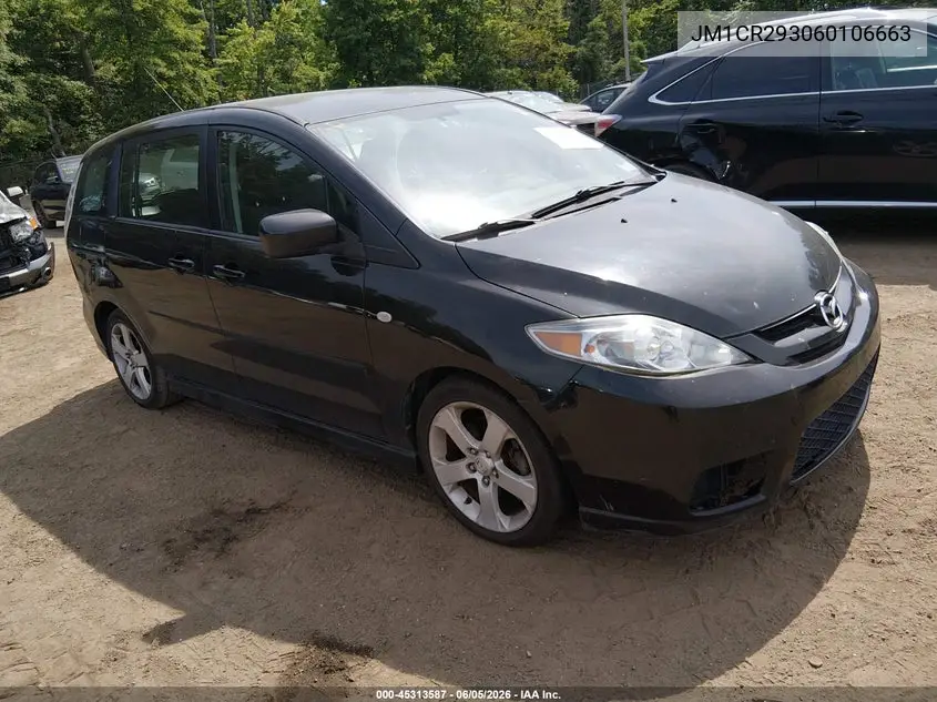 2006 Mazda Mazda5 Sport VIN: JM1CR293060106663 Lot: 45313587