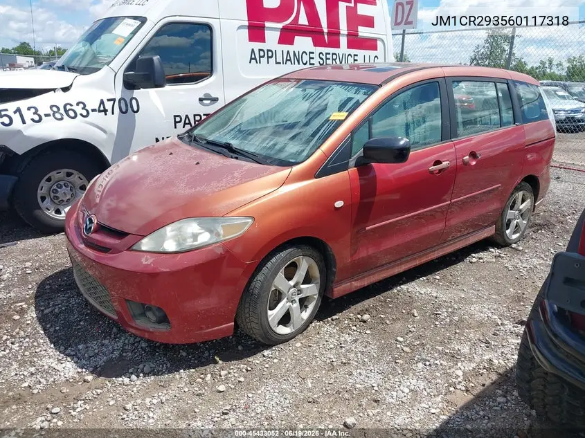 2006 Mazda Mazda5 Sport VIN: JM1CR293560117318 Lot: 45433052