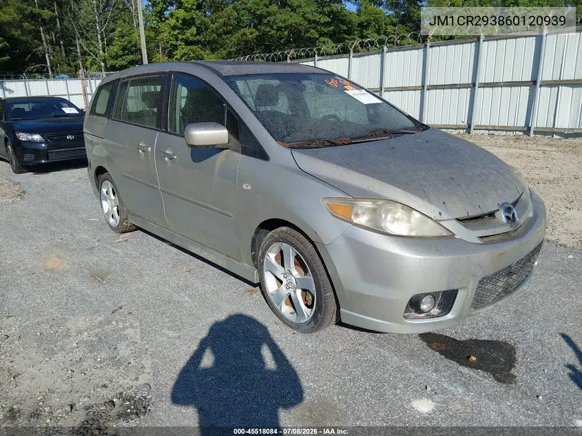 2006 Mazda Mazda5 Touring VIN: JM1CR293860120939 Lot: 45518084