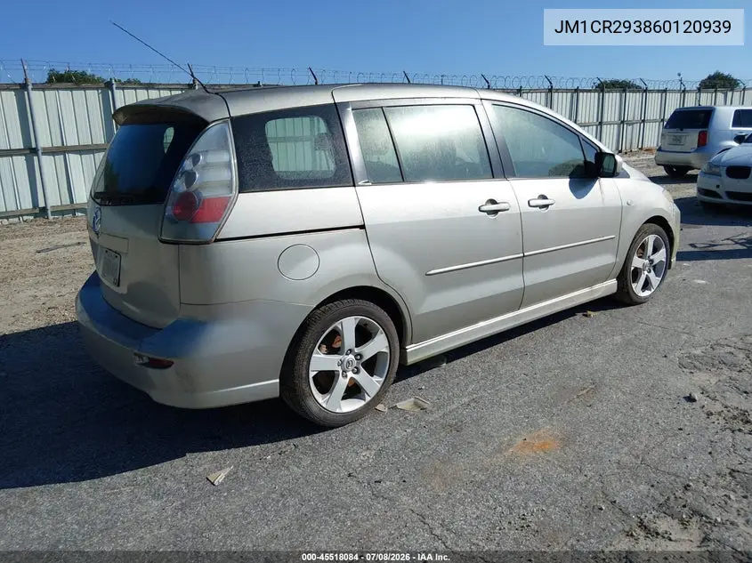 2006 Mazda Mazda5 Touring VIN: JM1CR293860120939 Lot: 45518084