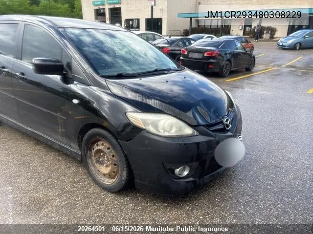 2008 Mazda 5 Mazda Gt VIN: JM1CR293480308229 Lot: 20264501