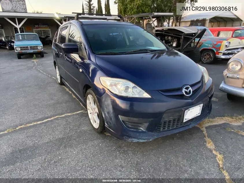 2008 Mazda Mazda5 Sport VIN: JM1CR29L980306816 Lot: 45224308