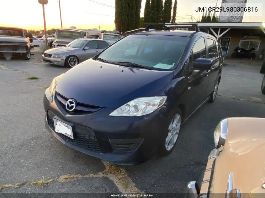 2008 Mazda Mazda5 Sport VIN: JM1CR29L980306816 Lot: 45224308