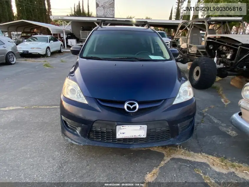 2008 Mazda Mazda5 Sport VIN: JM1CR29L980306816 Lot: 45224308
