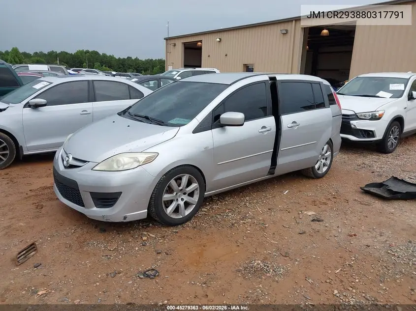 2008 Mazda Mazda5 Sport VIN: JM1CR293880317791 Lot: 45279363