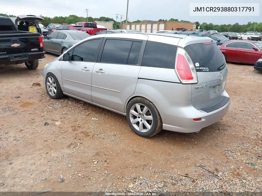2008 Mazda Mazda5 Sport VIN: JM1CR293880317791 Lot: 45279363