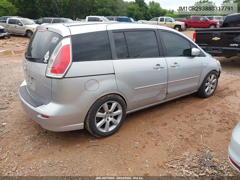 2008 Mazda Mazda5 Sport VIN: JM1CR293880317791 Lot: 45279363