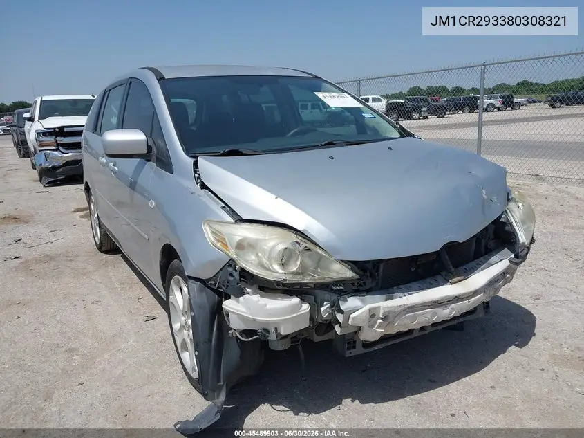 2008 Mazda Mazda5 Sport VIN: JM1CR293380308321 Lot: 45489903