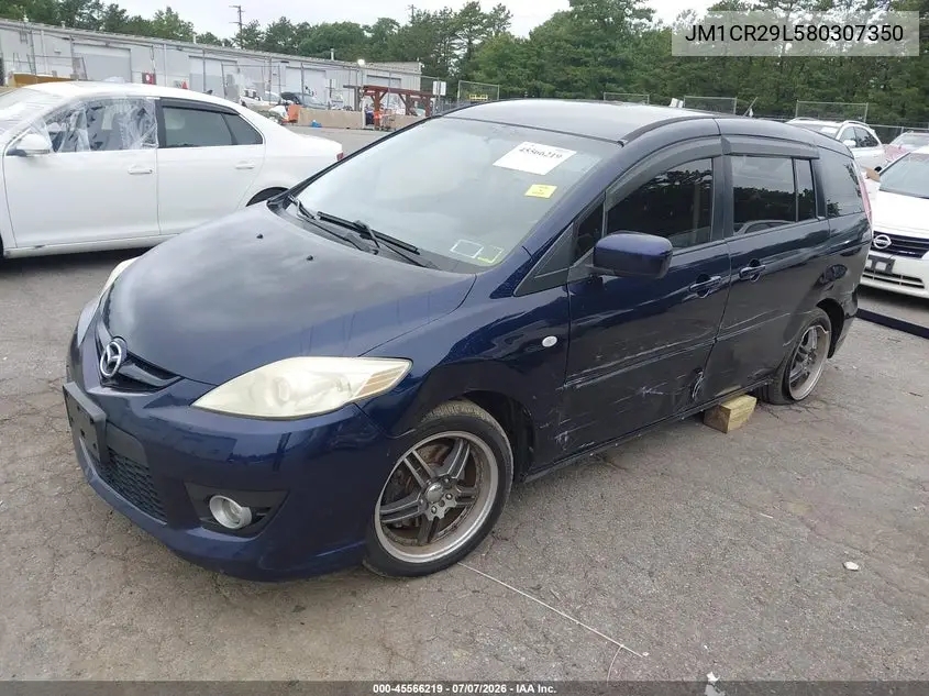 2008 Mazda Mazda5 Sport VIN: JM1CR29L580307350 Lot: 45566219