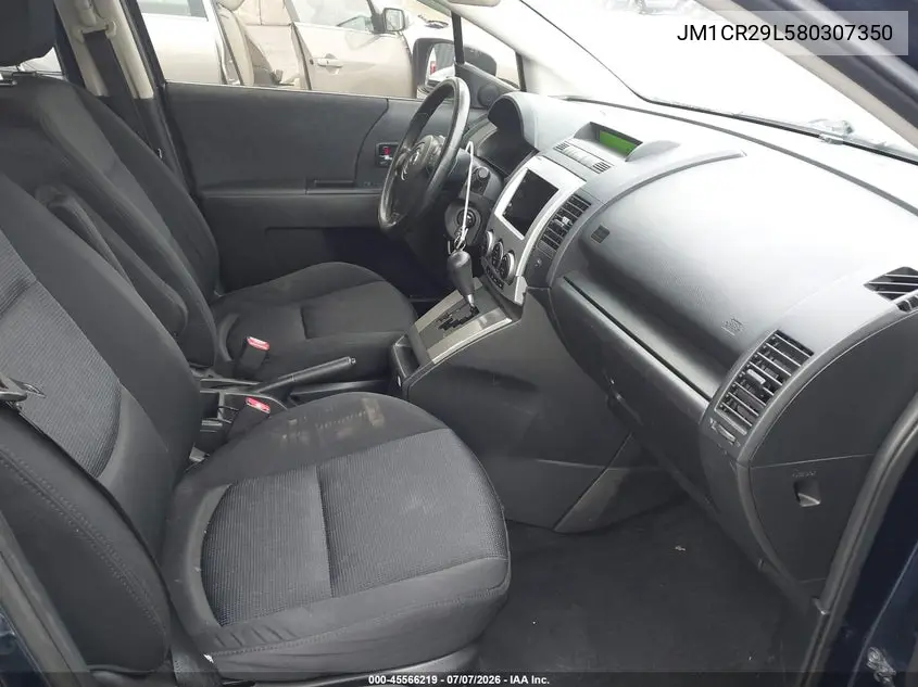2008 Mazda Mazda5 Sport VIN: JM1CR29L580307350 Lot: 45566219