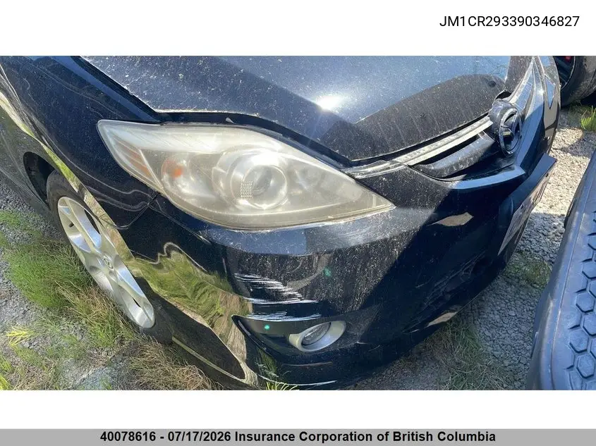 2009 Mazda 5 VIN: JM1CR293390346827 Lot: 40078616