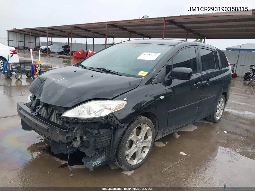 2009 Mazda Mazda5 Sport VIN: JM1CR293190358815 Lot: 44935380