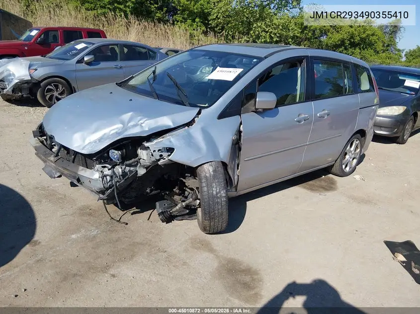 2009 Mazda Mazda5 Sport VIN: JM1CR293490355410 Lot: 45010872