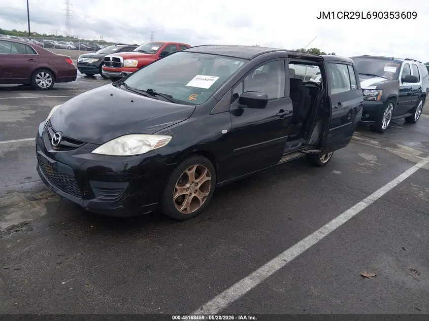 2009 Mazda Mazda5 Sport VIN: JM1CR29L690353609 Lot: 45168459