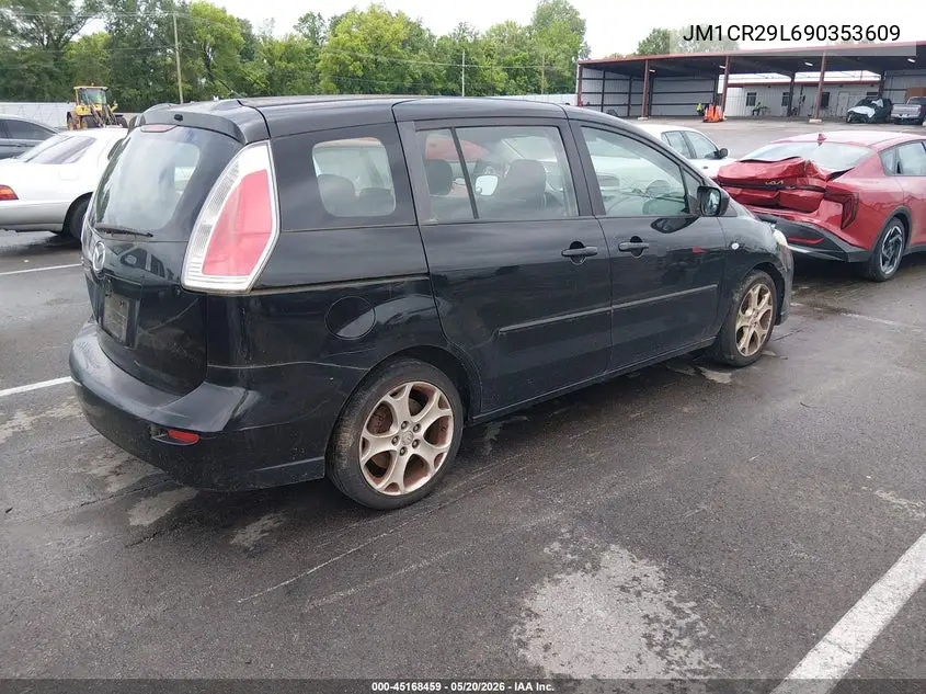 2009 Mazda Mazda5 Sport VIN: JM1CR29L690353609 Lot: 45168459