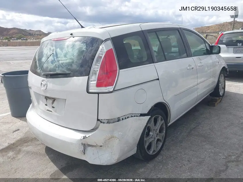 2009 Mazda Mazda5 Sport VIN: JM1CR29L190345658 Lot: 45214366