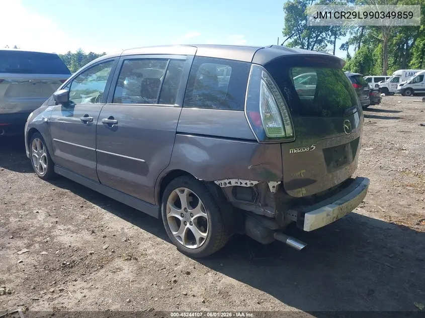 2009 Mazda Mazda5 Grand Touring VIN: JM1CR29L990349859 Lot: 45244107