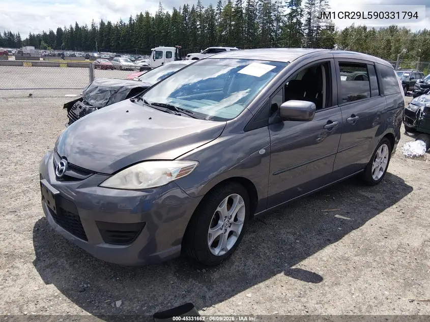 2009 Mazda Mazda5 Sport VIN: JM1CR29L590331794 Lot: 45331662