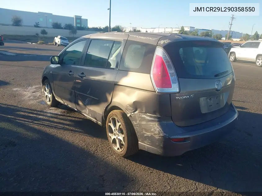 2009 Mazda Mazda5 Sport VIN: JM1CR29L290358550 Lot: 45530115