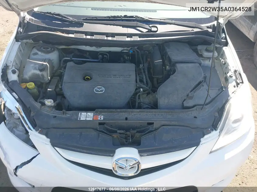 2010 Mazda 5 VIN: JM1CR2W35A0364528 Lot: 12617677