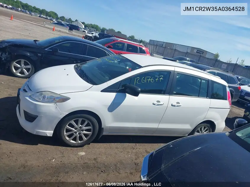 2010 Mazda 5 VIN: JM1CR2W35A0364528 Lot: 12617677