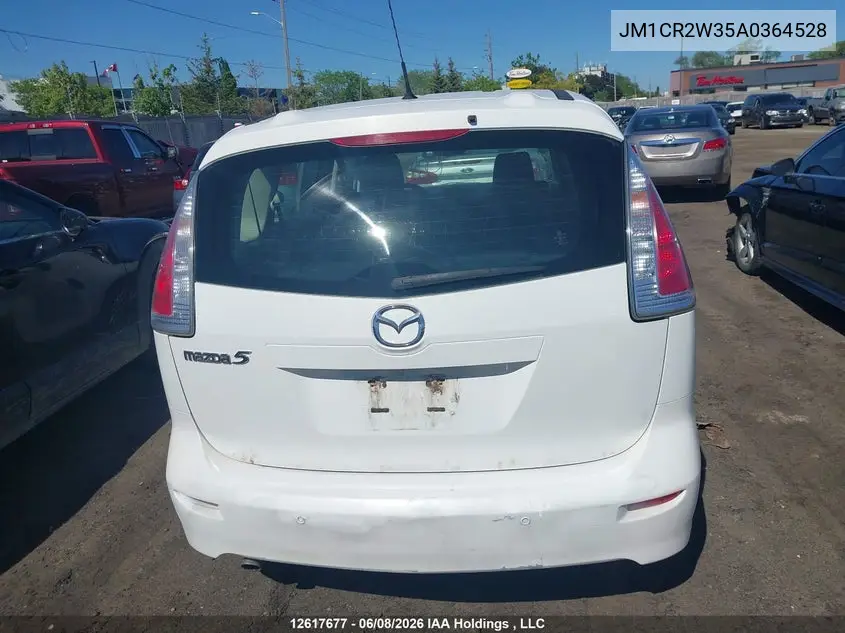 2010 Mazda 5 VIN: JM1CR2W35A0364528 Lot: 12617677