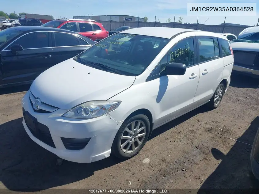 2010 Mazda 5 VIN: JM1CR2W35A0364528 Lot: 12617677