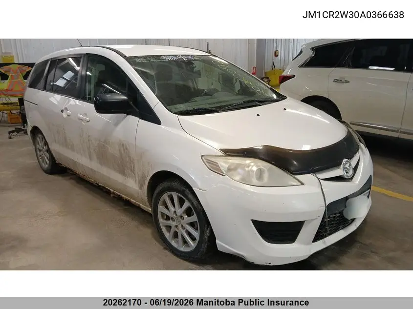 2010 Mazda 5 Mazda Gs VIN: JM1CR2W30A0366638 Lot: 20262170
