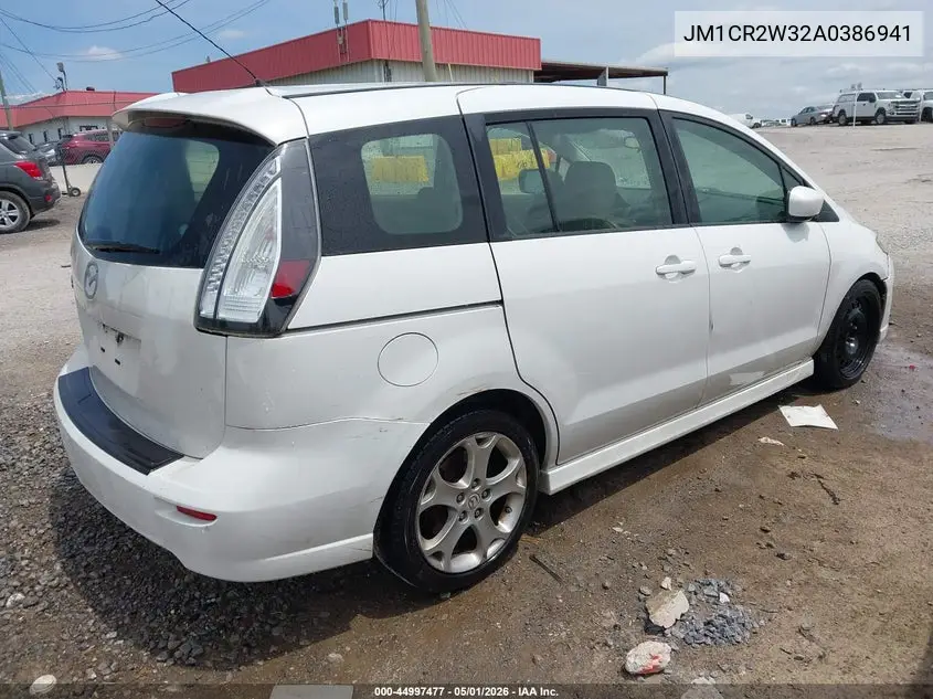 2010 Mazda Mazda5 Touring VIN: JM1CR2W32A0386941 Lot: 44997477