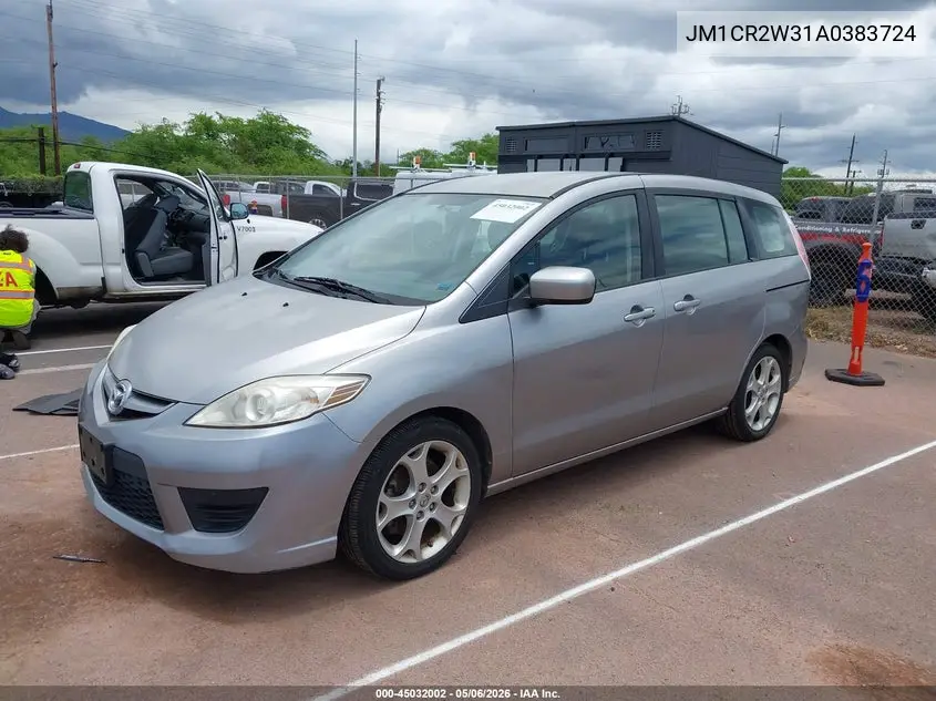 2010 Mazda Mazda5 Sport VIN: JM1CR2W31A0383724 Lot: 45032002