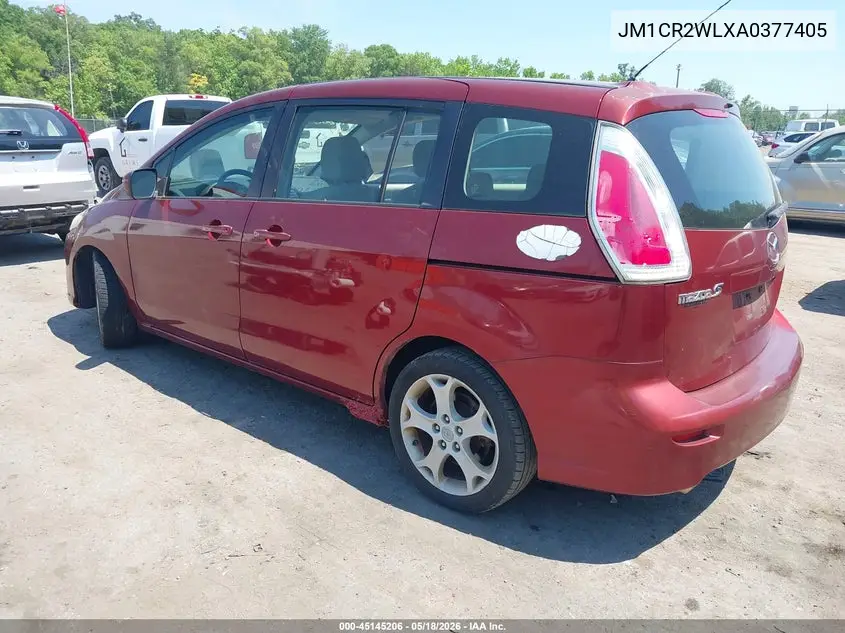 2010 Mazda Mazda5 Sport VIN: JM1CR2WLXA0377405 Lot: 45145206