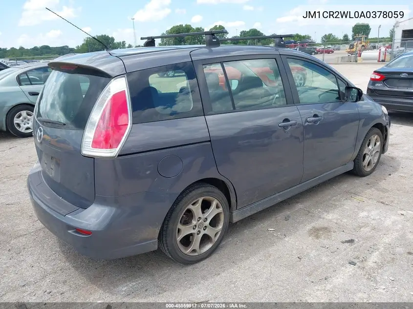2010 Mazda Mazda5 Sport VIN: JM1CR2WL0A0378059 Lot: 45559817