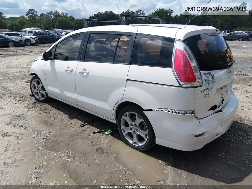 2010 Mazda Mazda5 Sport VIN: JM1CR2W39A0361938 Lot: 45590092