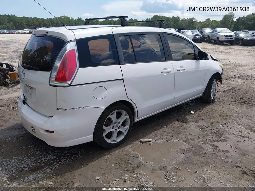 2010 Mazda Mazda5 Sport VIN: JM1CR2W39A0361938 Lot: 45590092