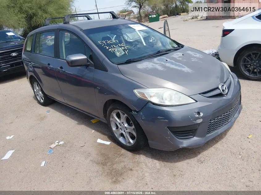2010 Mazda Mazda5 Sport VIN: JM1CR2W30A0364615 Lot: 45633691