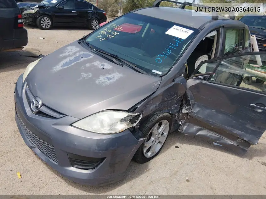 2010 Mazda Mazda5 Sport VIN: JM1CR2W30A0364615 Lot: 45633691