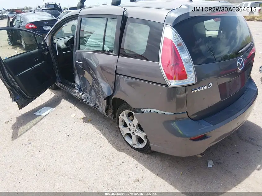 2010 Mazda Mazda5 Sport VIN: JM1CR2W30A0364615 Lot: 45633691