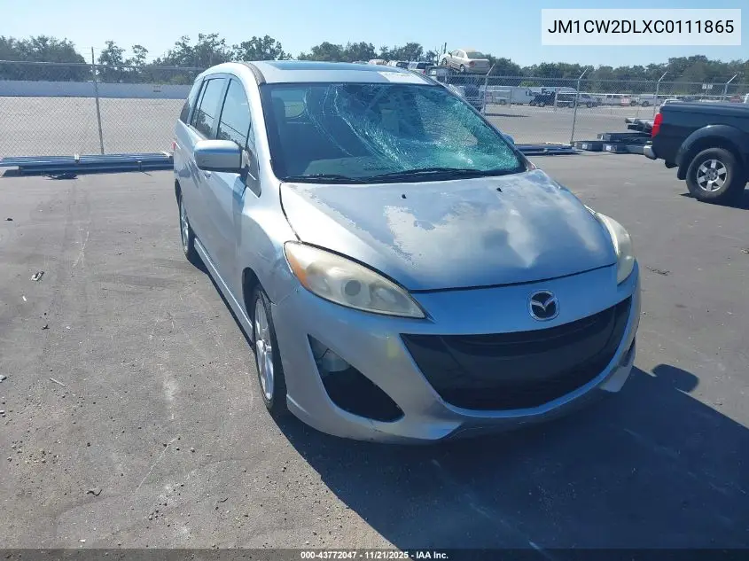 2012 Mazda Mazda5 Grand Touring VIN: JM1CW2DLXC0111865 Lot: 43772047