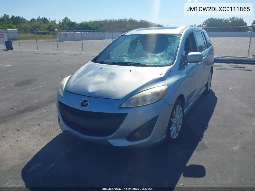 2012 Mazda Mazda5 Grand Touring VIN: JM1CW2DLXC0111865 Lot: 43772047