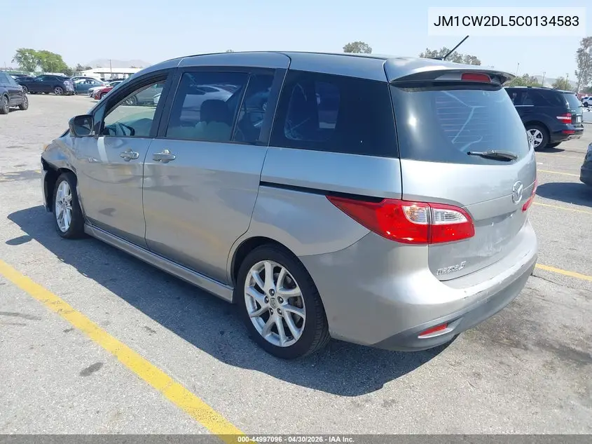 2012 Mazda Mazda5 Grand Touring VIN: JM1CW2DL5C0134583 Lot: 44997096