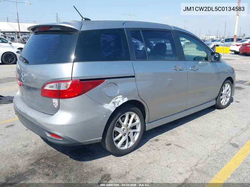 2012 Mazda Mazda5 Grand Touring VIN: JM1CW2DL5C0134583 Lot: 44997096