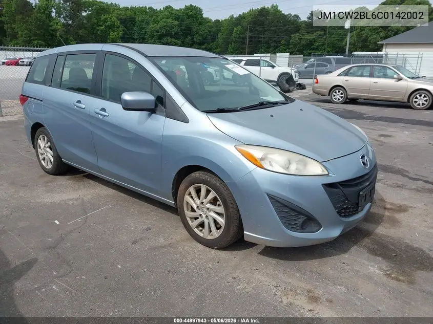 2012 Mazda Mazda5 Sport VIN: JM1CW2BL6C0142002 Lot: 44997943