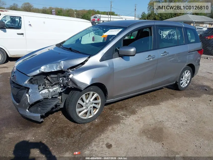 2012 Mazda Mazda5 Sport VIN: JM1CW2BL1C0126810 Lot: 45045959