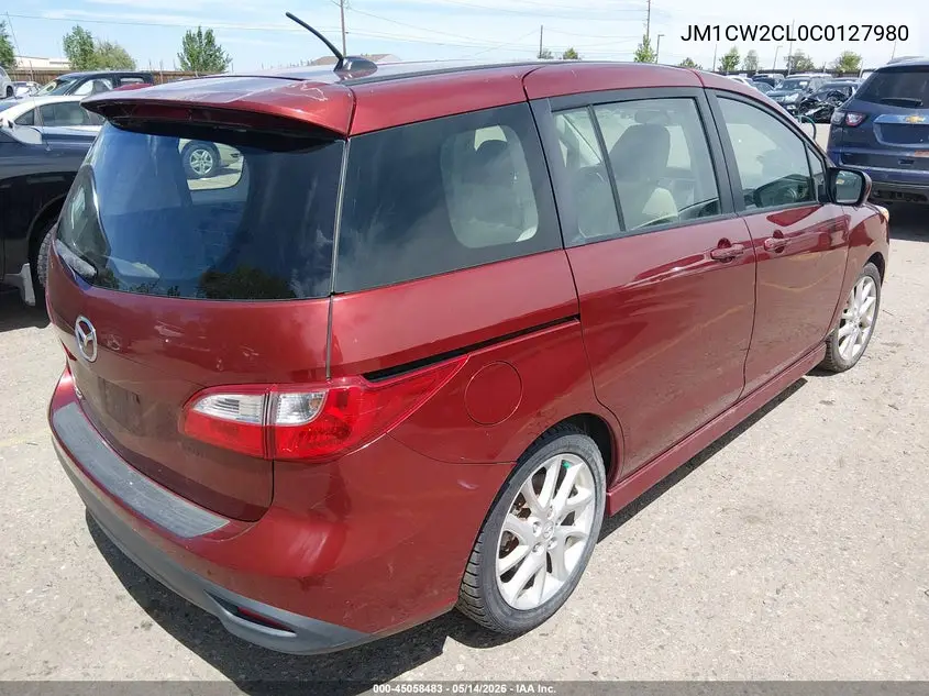 2012 Mazda Mazda5 Touring VIN: JM1CW2CL0C0127980 Lot: 45058483