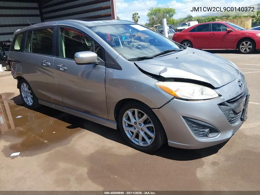 2012 Mazda Mazda5 Touring VIN: JM1CW2CL9C0140372 Lot: 45089896