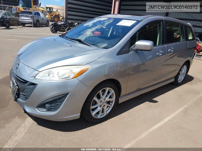 2012 Mazda Mazda5 Touring VIN: JM1CW2CL9C0140372 Lot: 45089896