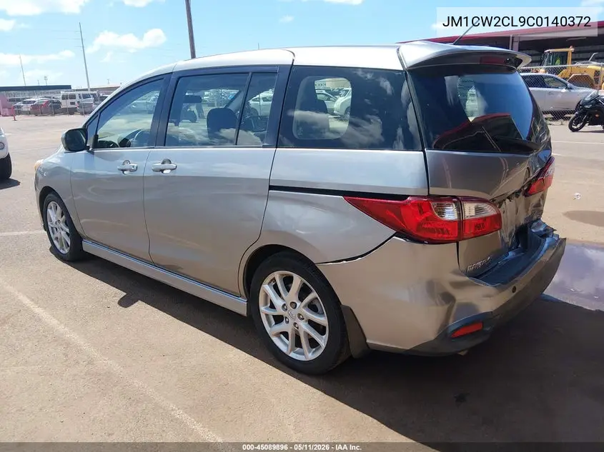 2012 Mazda Mazda5 Touring VIN: JM1CW2CL9C0140372 Lot: 45089896
