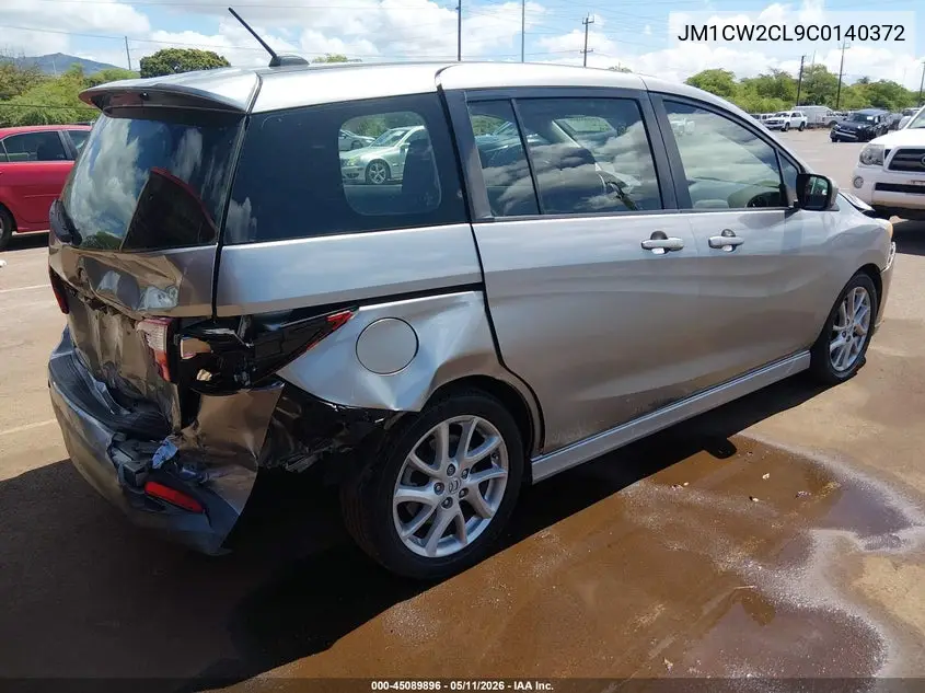2012 Mazda Mazda5 Touring VIN: JM1CW2CL9C0140372 Lot: 45089896