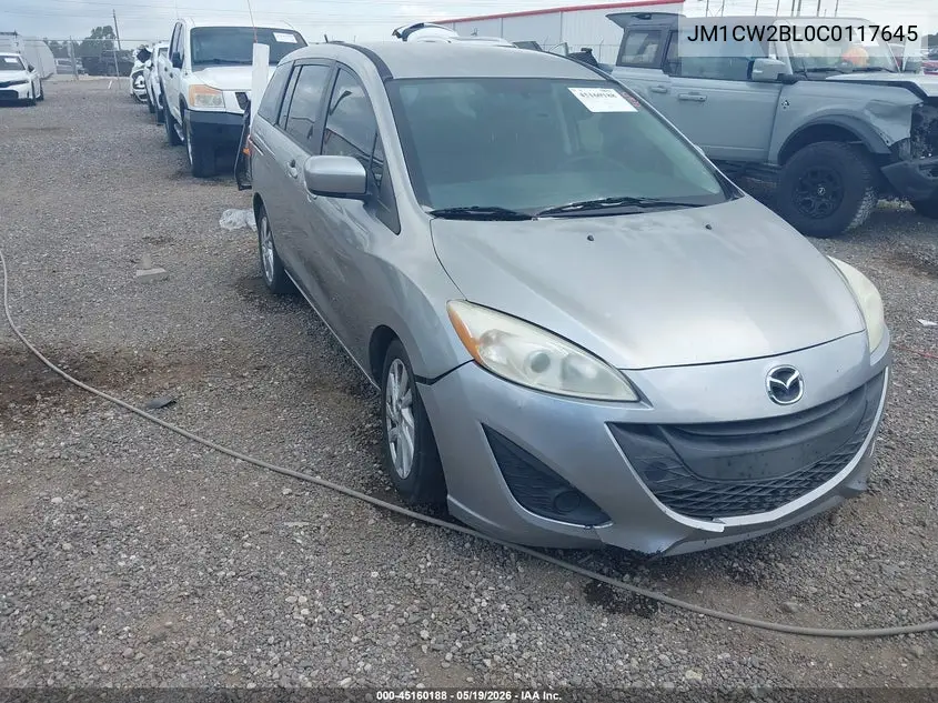 2012 Mazda Mazda5 Sport VIN: JM1CW2BL0C0117645 Lot: 45160188